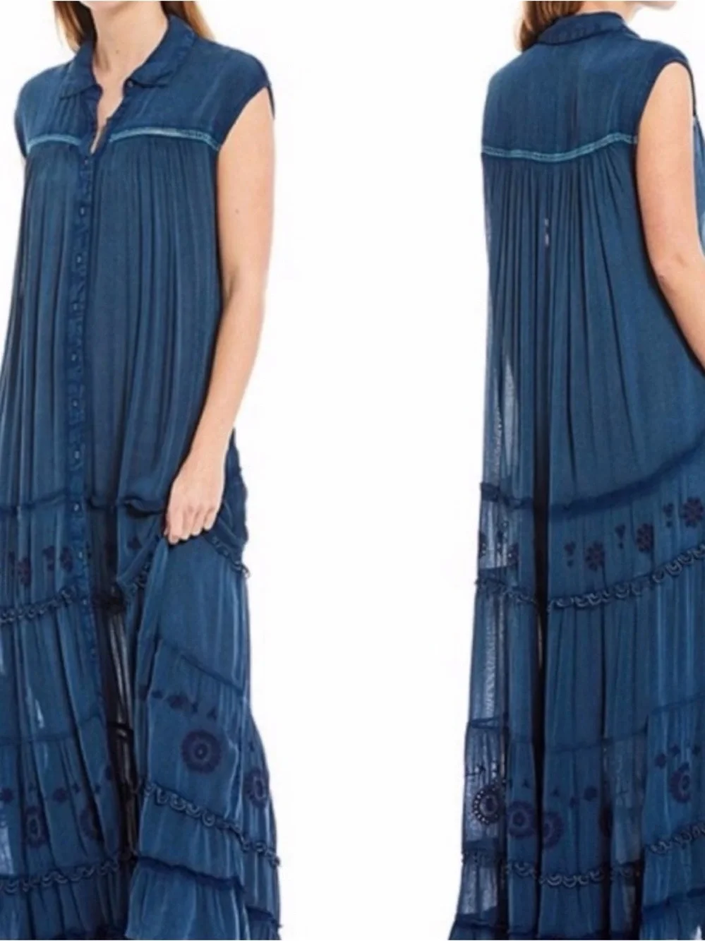 Free People Pretty Cozy Maxi Dress NWOT